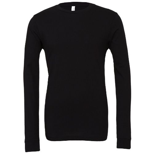 Bella Canvas Unisex Jersey Long Sleeve Tee Black